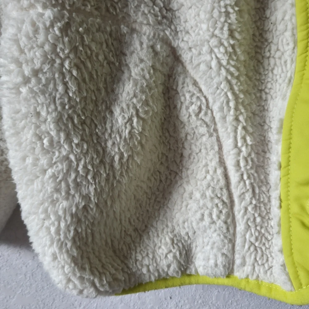 Eddie Bauer Quest Fleece Jacket in Cream and Yellow